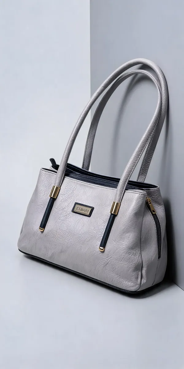 Grey_Pu_Leather_Textured_Tote_Bag_For_Women