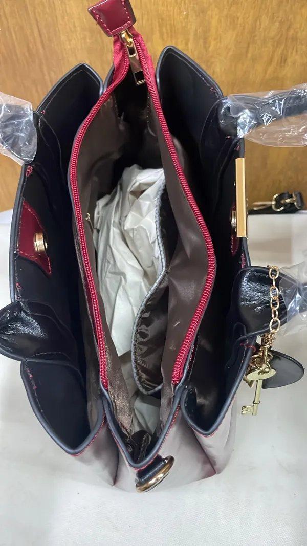 Burgundy_Pu_Leather_Tote_Bag_For_Women