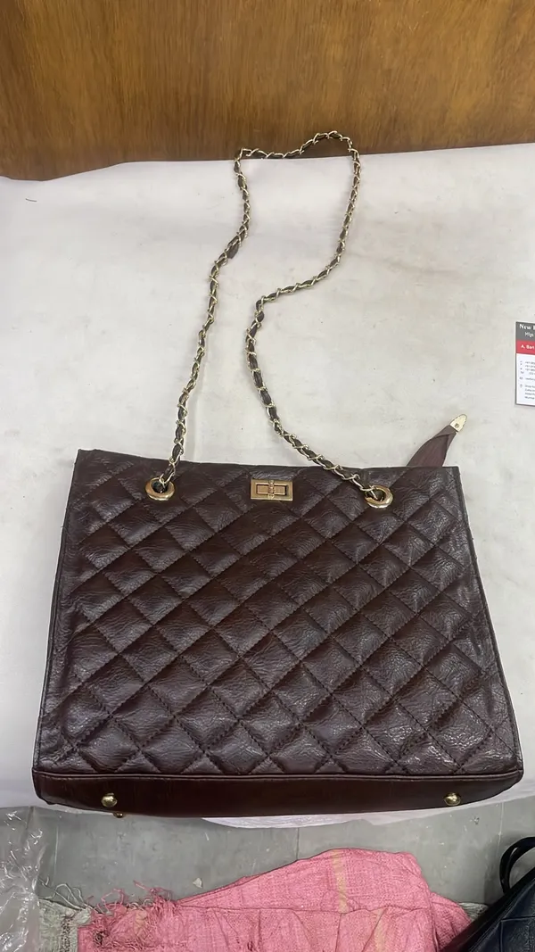 Brown_Pu_Leather_Quilted_Shoulder_Bag_For_Women