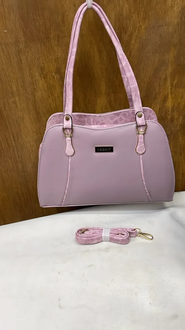 Pink_Pu_Leather_Tote_Bag_For_Women