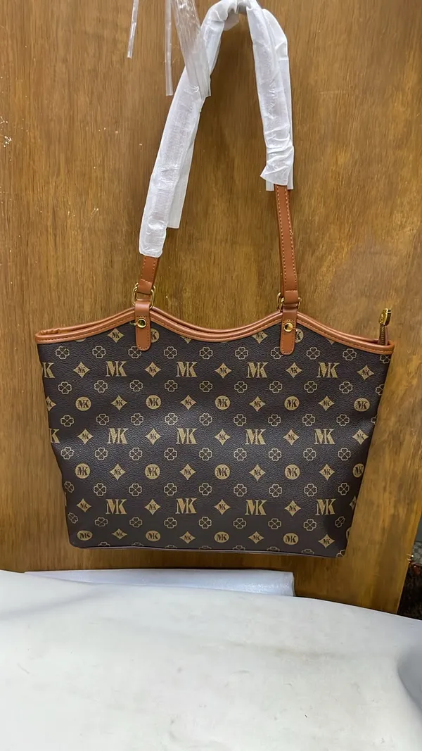 Brown_Pu_Leather_Printed_Tote_Bag_For_Women