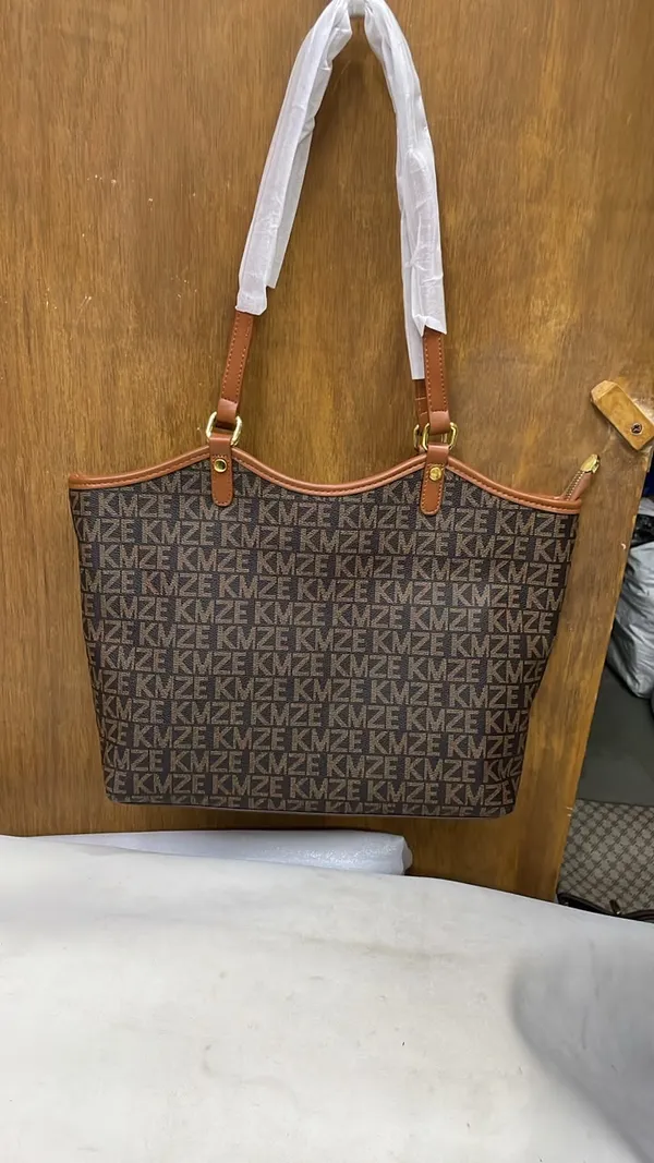 Brown_Pu_Leather_Printed_Tote_Bag_For_Women