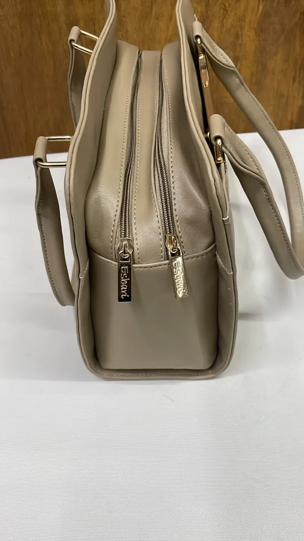 Beige_Pu_Leather_Structured_Handbag_For_Women