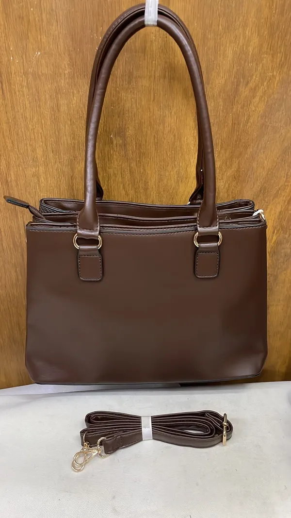Brown_Pu_Leather_Tote_Bag_For_Women