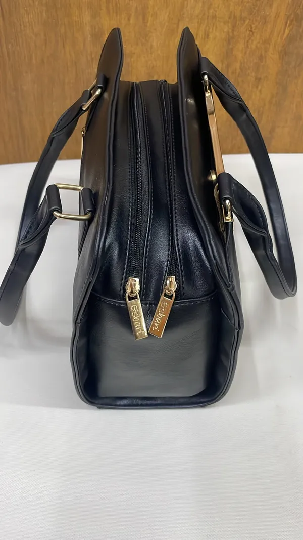 Black_Pu_Leather_Structured_Handbag_For_Women