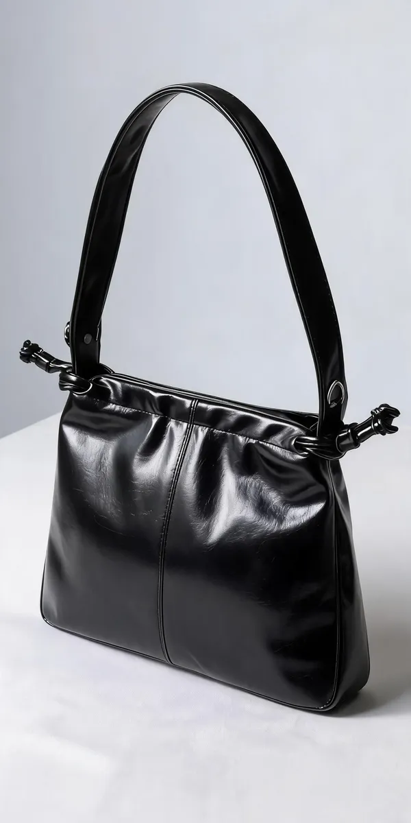 Black_Pu_Leather_Shoulder_Bag_For_Women