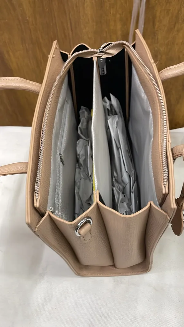 Beige_Pu_Leather_Textured_Structured_Handbag_For_Women