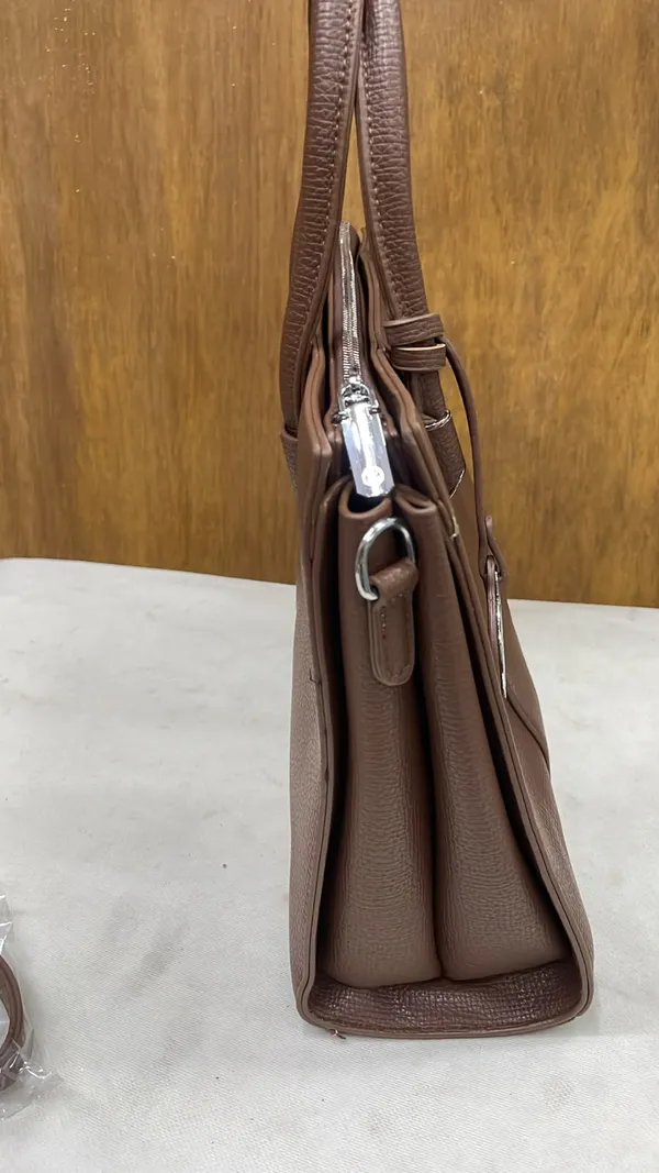 Brown_Pu_Leather_Textured_Structured_Handbag_For_Women