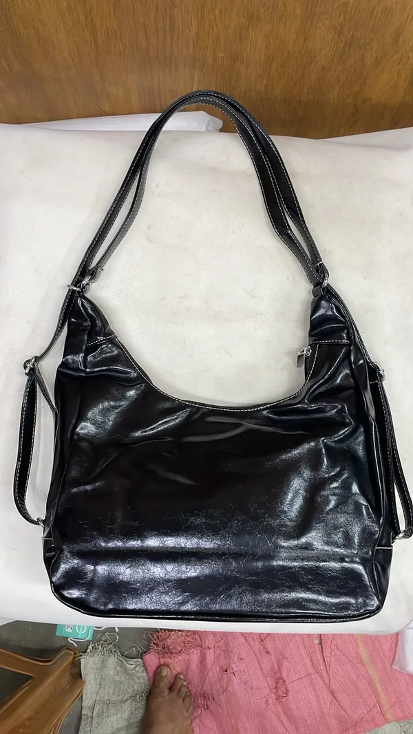 Black_Pu_Leather_Shoulder_Bag_For_Women