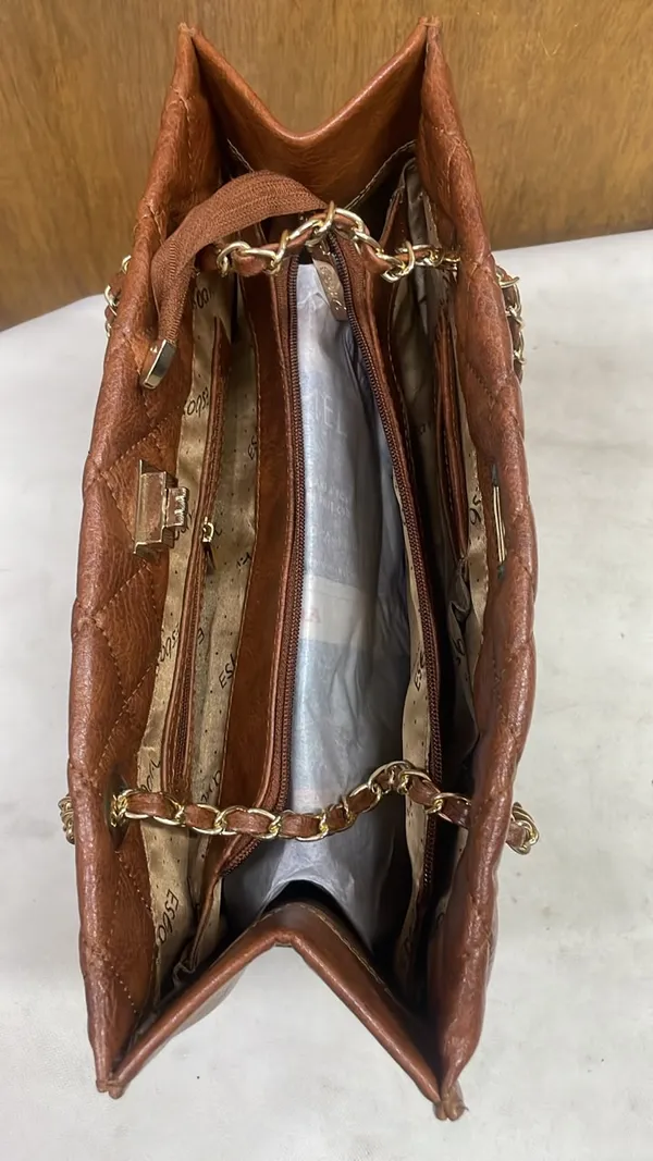 Brown_Pu_Leather_Quilted_Shoulder_Bag_For_Women
