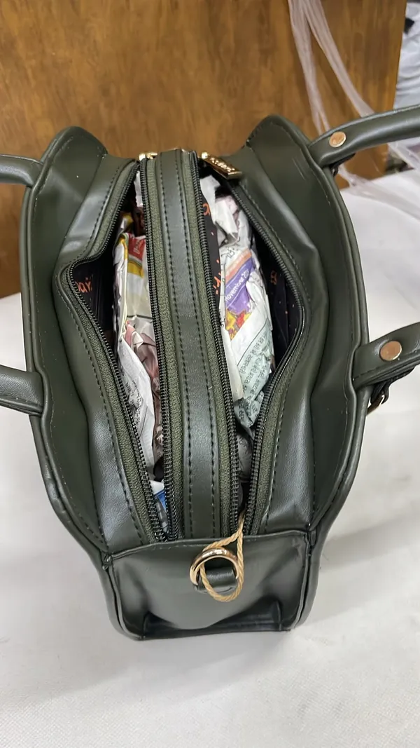 Green_Pu_Leather_Structured_Handbag_For_Women
