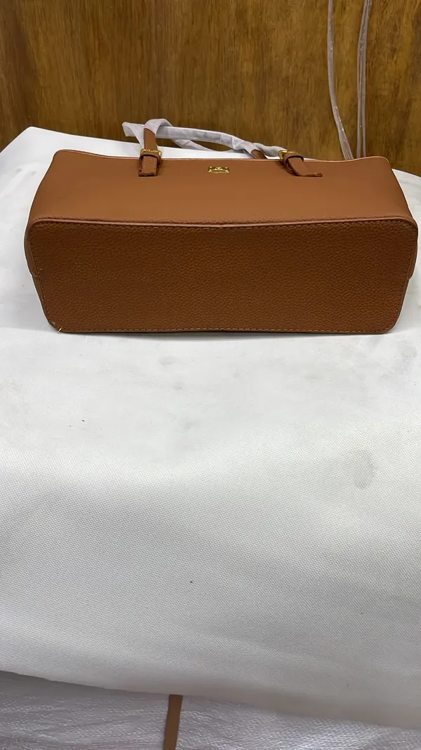 Brown_Pu_Leather_Structured_Tote_Bag_For_Women