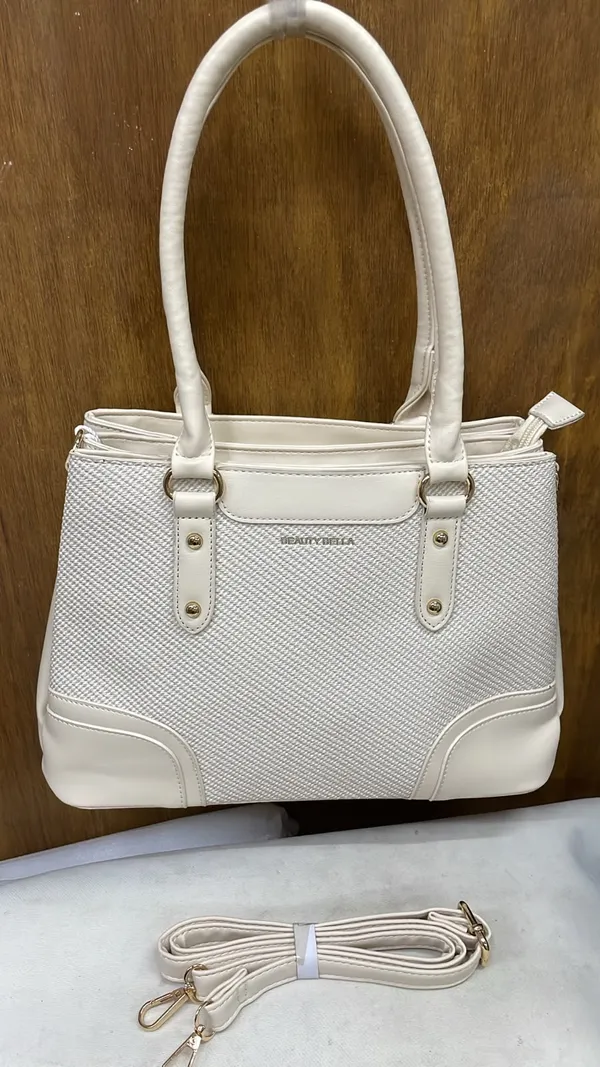 White_Pu_Leather_Tote_Bag_For_Women