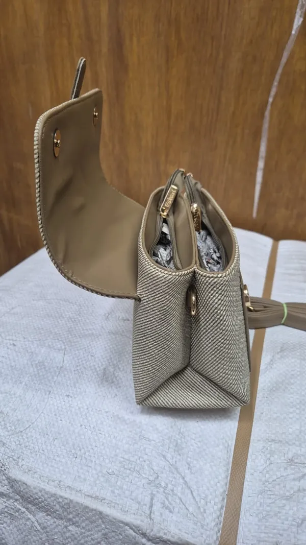 Olive_Green_Pu_Leather_Textured_Crossbody_Bag_For_Women
