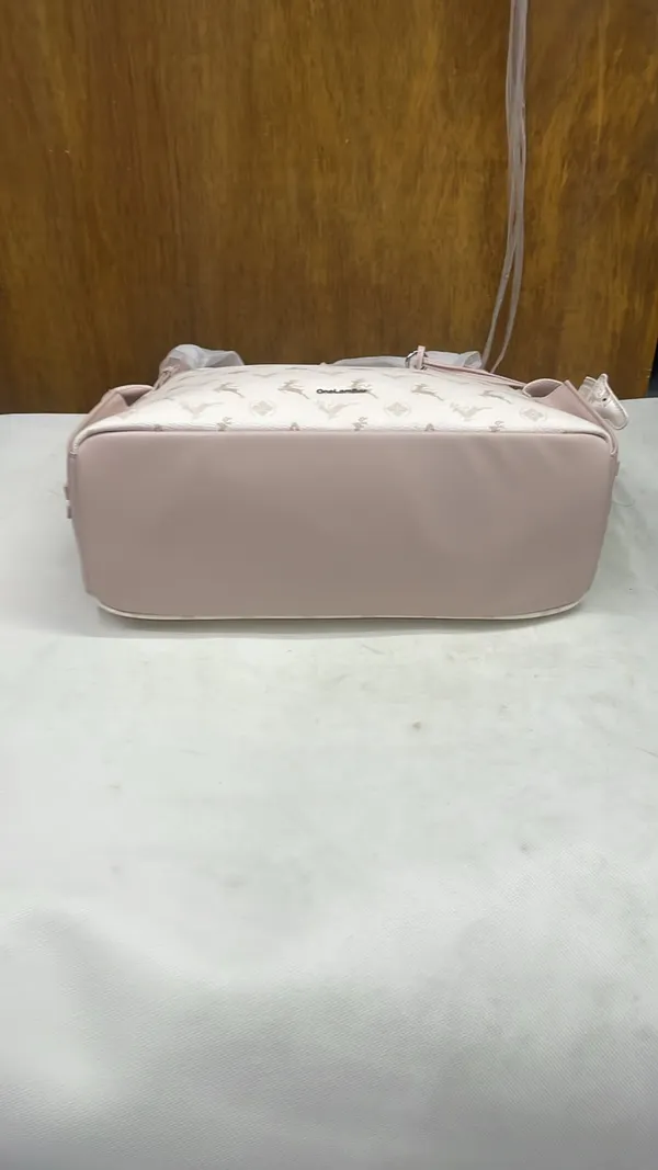 Cream_Pu_Leather_Shoulder_Bag_For_Women