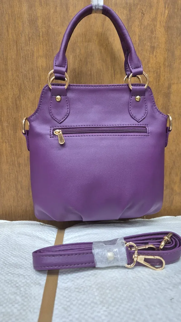 Purple_Pu_Leather_Structured_Handbag_For_Women