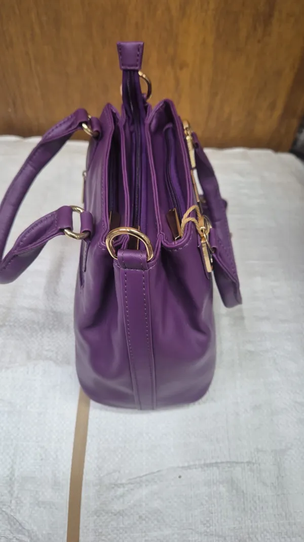 Purple_Pu_Leather_Structured_Handbag_For_Women