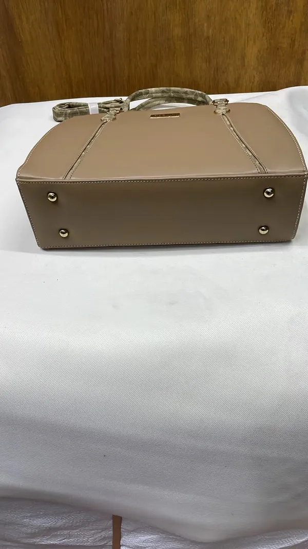 Beige_Pu_Leather_Shoulder_Bag_For_Women