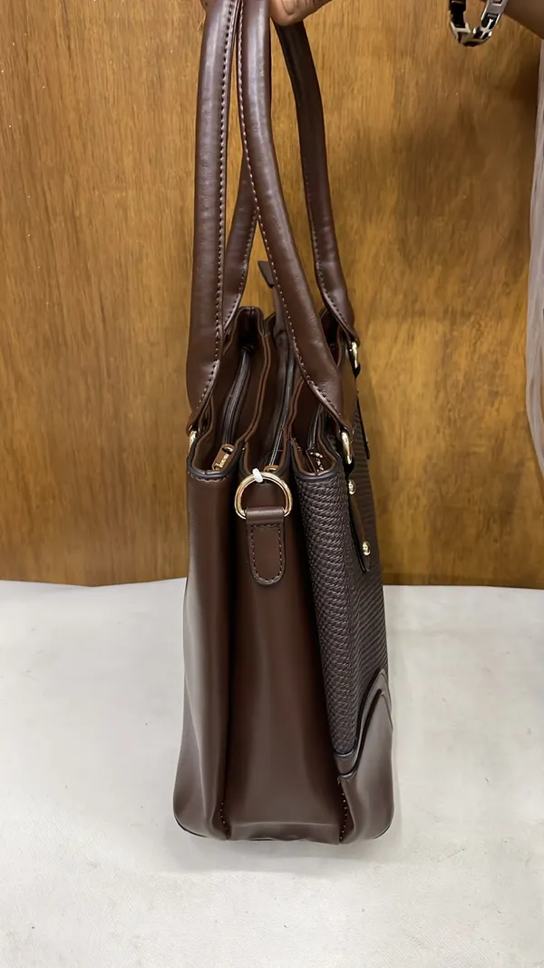 Brown_Pu_Leather_Tote_Bag_For_Women