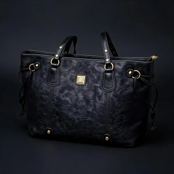 Black_Pu_Leather_Tote_Bag_For_Women