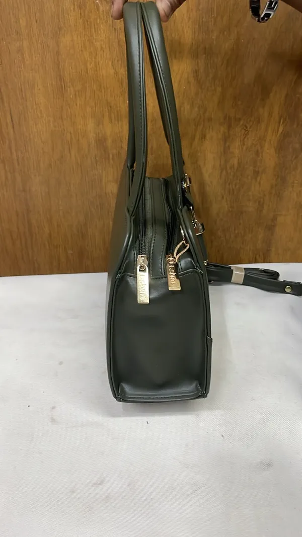 Black_Pu_Leather_Structured_Handbag_For_Women