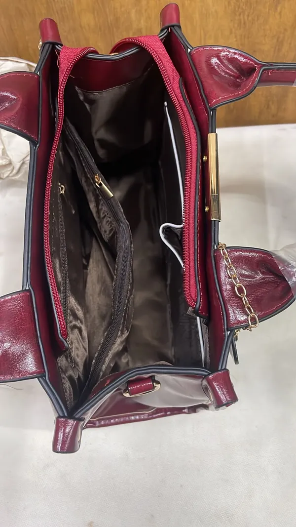 Maroon_Pu_Leather_Tote_Bag_For_Women