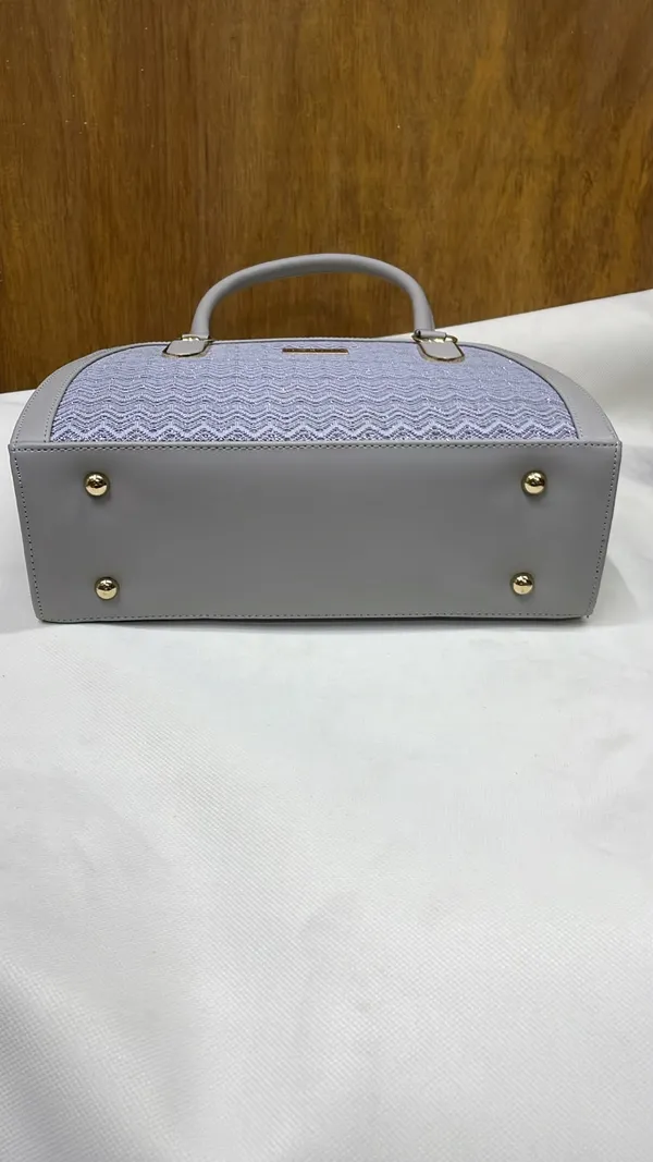 Grey_Pu_Leather_Structured_Handbag_With_Detachable_Strap_For_Women