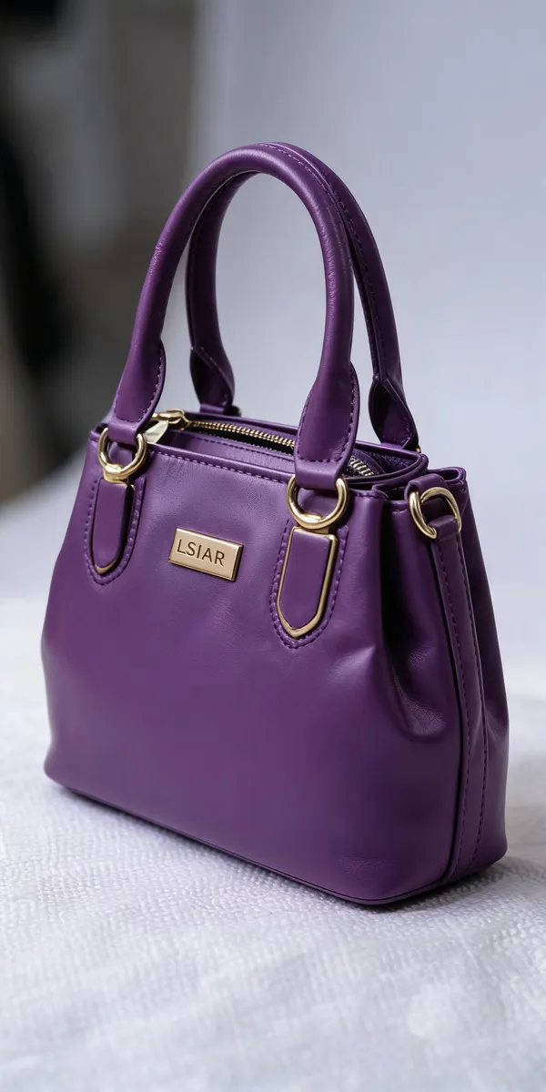 Purple_Pu_Leather_Structured_Handbag_For_Women