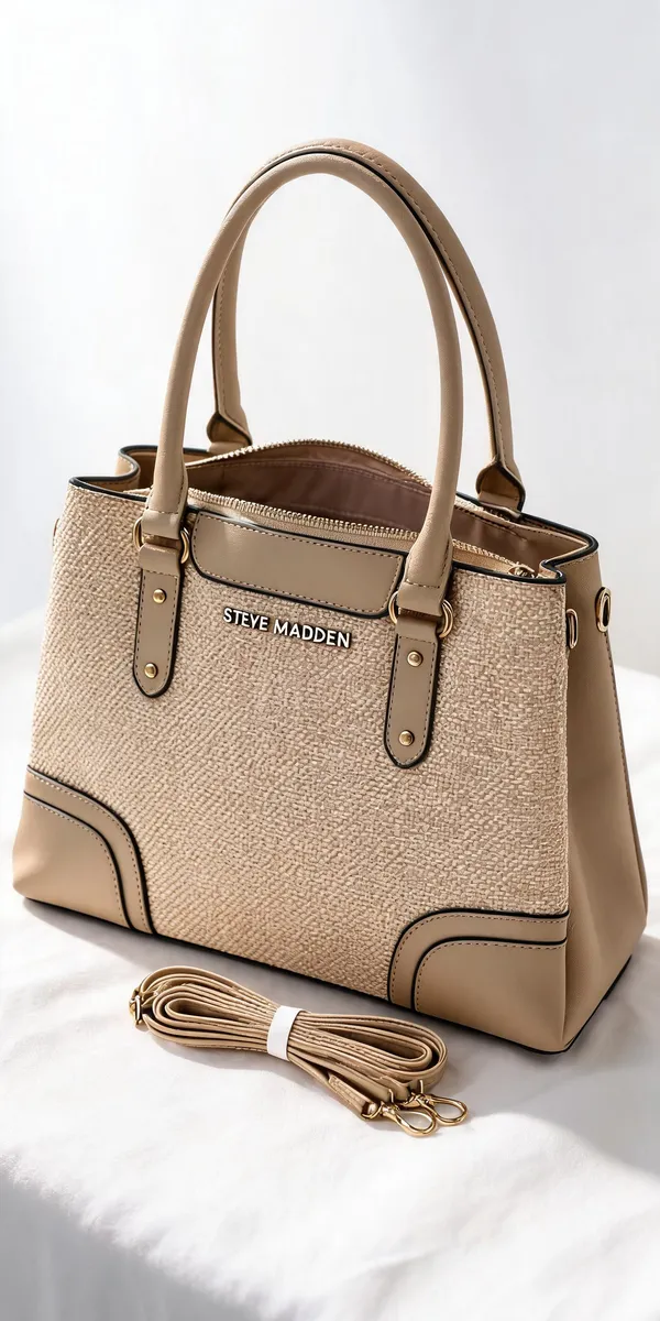 Beige_Pu_Leather_Tote_Bag_For_Women