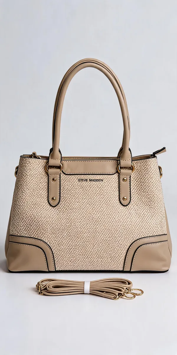 Beige_Pu_Leather_Tote_Bag_For_Women
