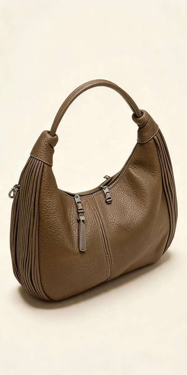 Brown_Pu_Leather_Textured_Hobo_Bag_For_Women