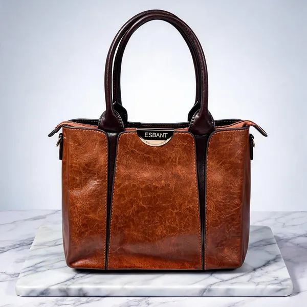 Brown_Pu_Leather_Tote_Bag_For_Women
