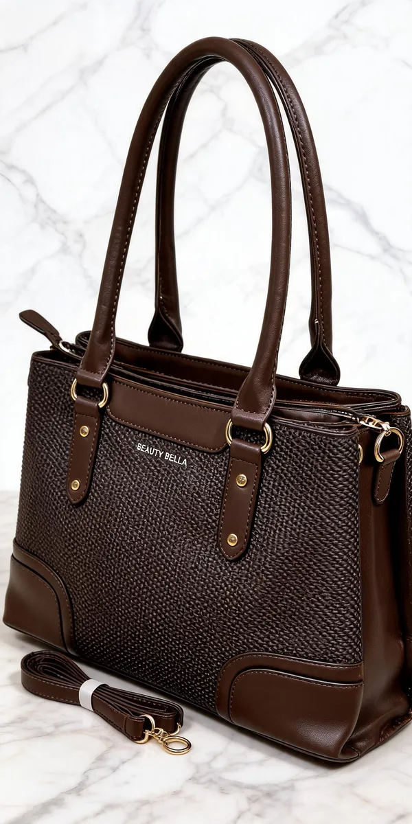 Brown_Pu_Leather_Tote_Bag_For_Women