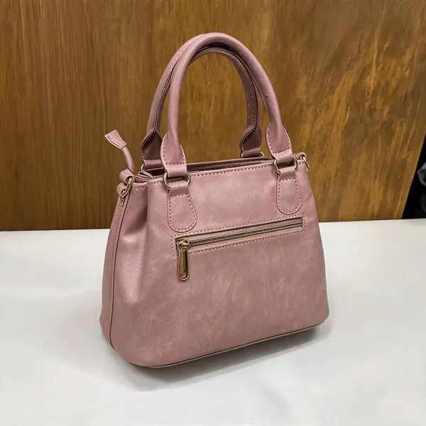 Pink_Pu_Leather_Tote_Bag_For_Women