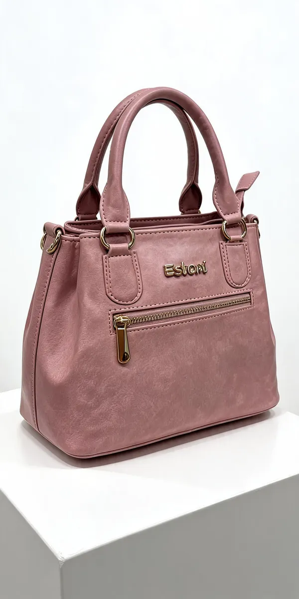 Pink_Pu_Leather_Tote_Bag_For_Women