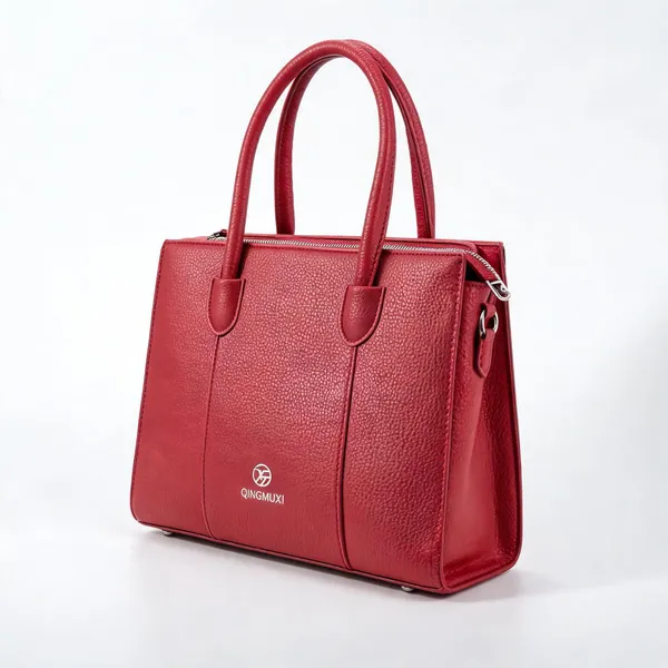 Red_Pu_Leather_Tote_Bag_For_Women