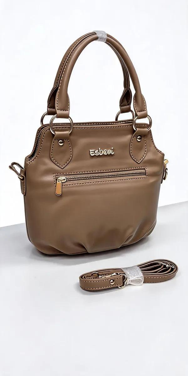 Taupe_Pu_Leather_Tote_Bag_For_Women