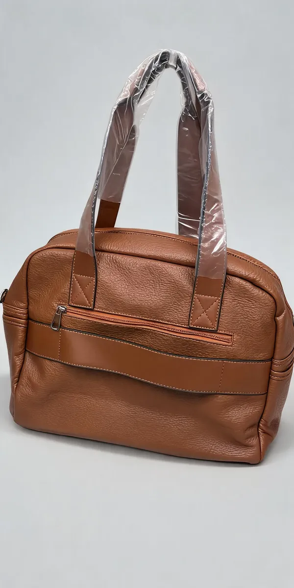 Brown_Pu_Leather_Structured_Handbag_For_Women