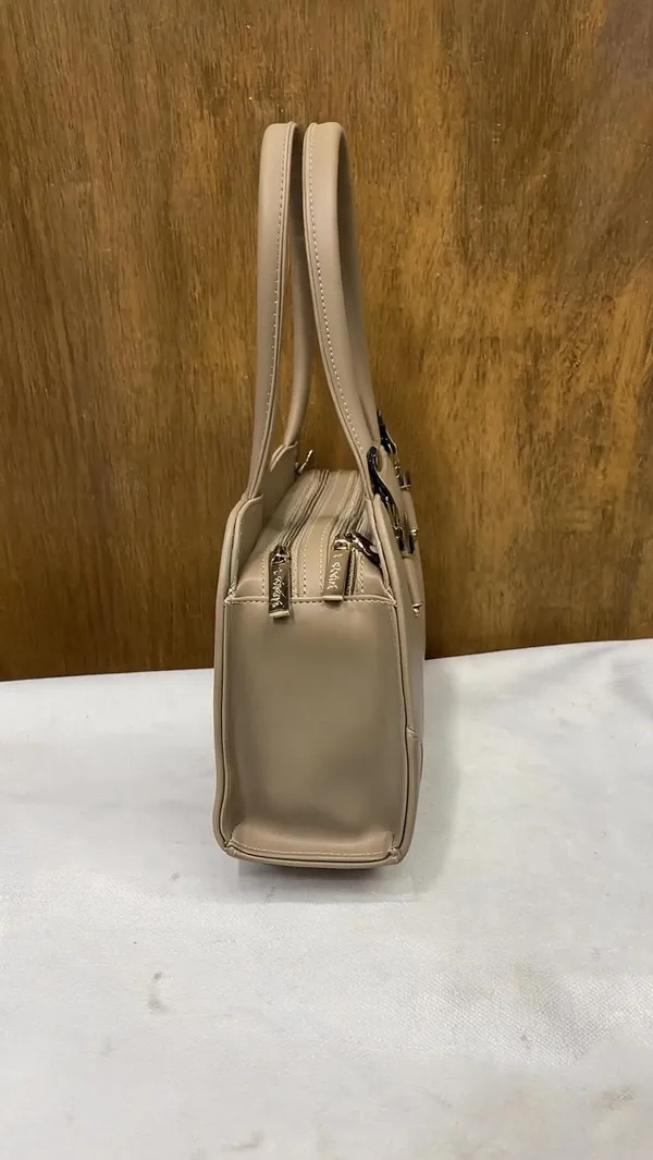 Beige_Pu_Leather_Structured_Handbag_For_Women