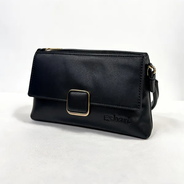 Black_Pu_Leather_Crossbody_Sling_Bag_For_Women