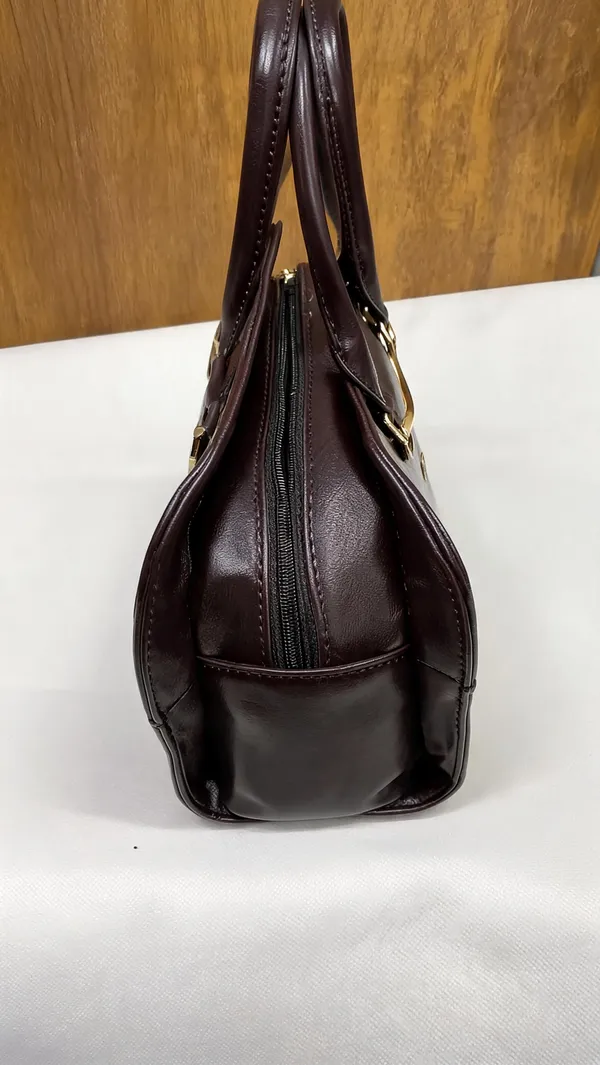 Brown_Pu_Leather_Structured_Handbag_For_Women