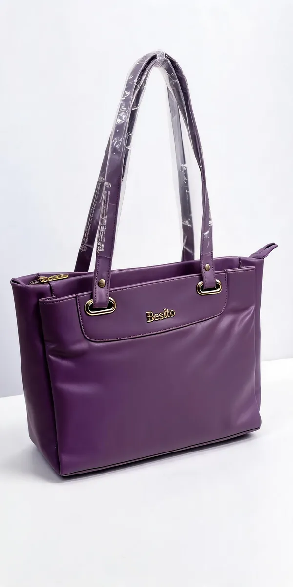 Purple_Pu_Leather_Tote_Bag_For_Women