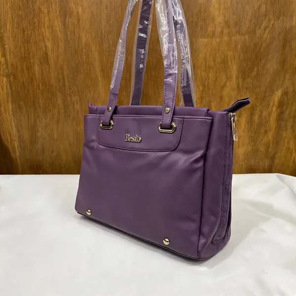 Purple_Pu_Leather_Tote_Bag_For_Women
