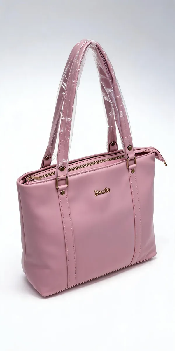 Pink_Pu_Leather_Tote_Bag_For_Women