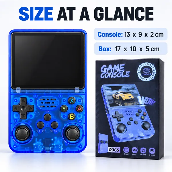 Blue_Transparent_R36S_Handheld_Gaming_Console