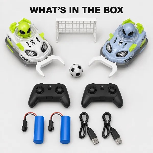 Rc_Bumper_Car_With_Football_Game_And_Robot_Eject_Battle