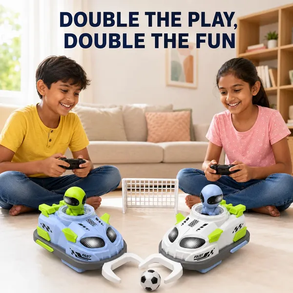 Rc_Bumper_Car_With_Football_Game_And_Robot_Eject_Battle