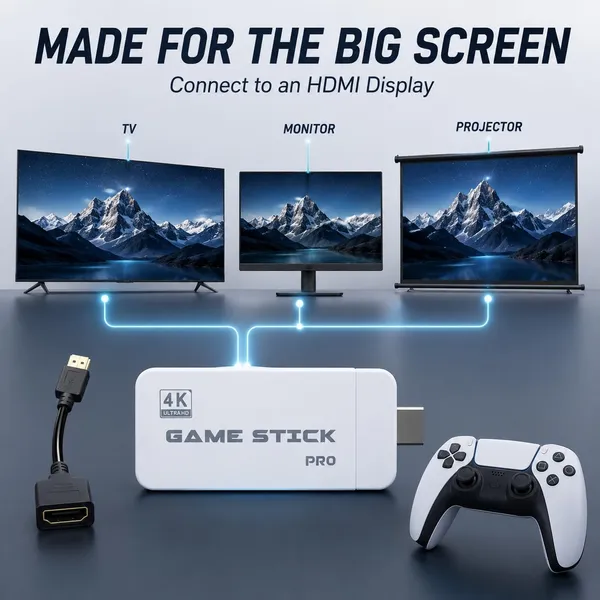 Retro_Game_Console_With_Wireless_Controllers