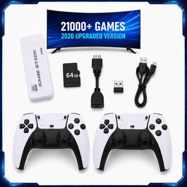 Retro_Game_Console_With_Wireless_Controllers