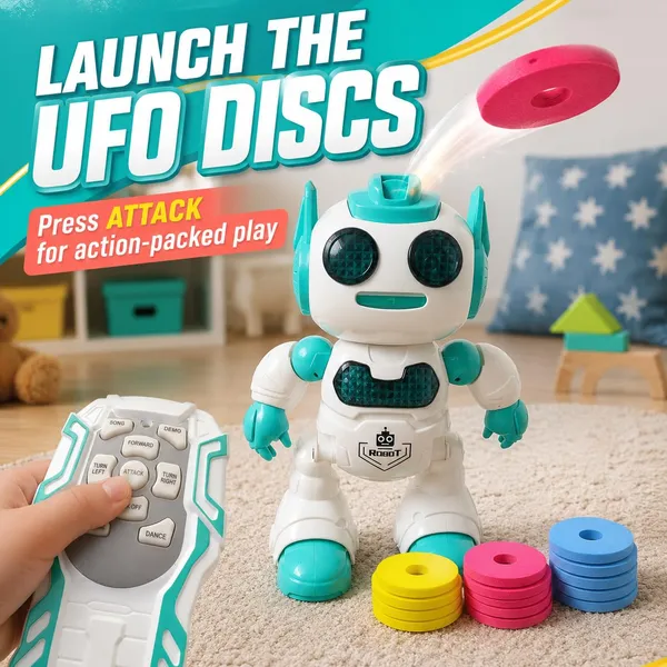 Robot_Toy_With_Ufo_Disc_Launcher